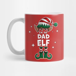 I'm The Dad Elf - Funny Christmas Matching Family Group Xmas Mug